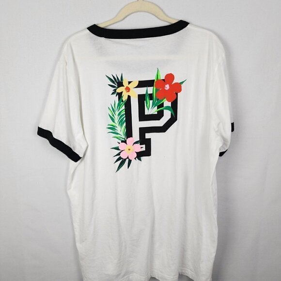 PINK Victoria's Secret Campus Graphic Tee XL - Picture 3 of 5